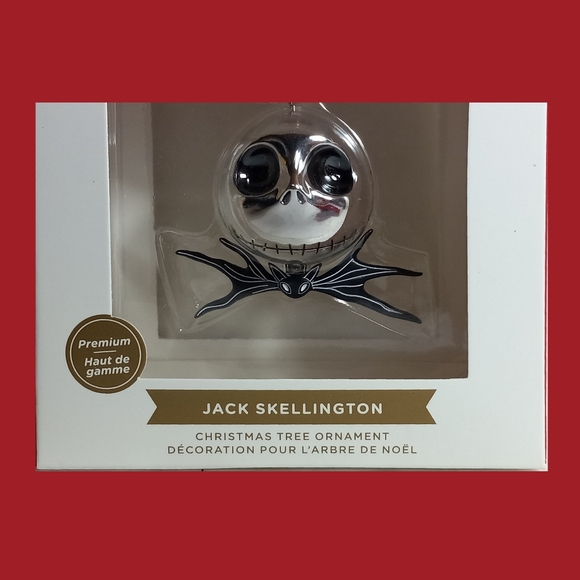 Hallmark Nightmare Before Christmas Jack Skellington Premium Head Ornament 2022 - Picture 5 of 7